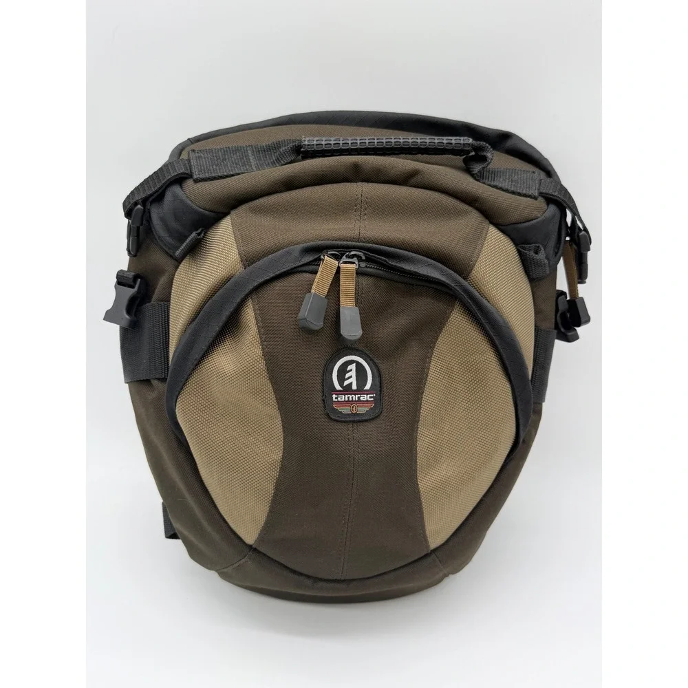 Tamrac Velocity 7x Sling Pack 5767 Camera Bag Brown Tan DSLR Case